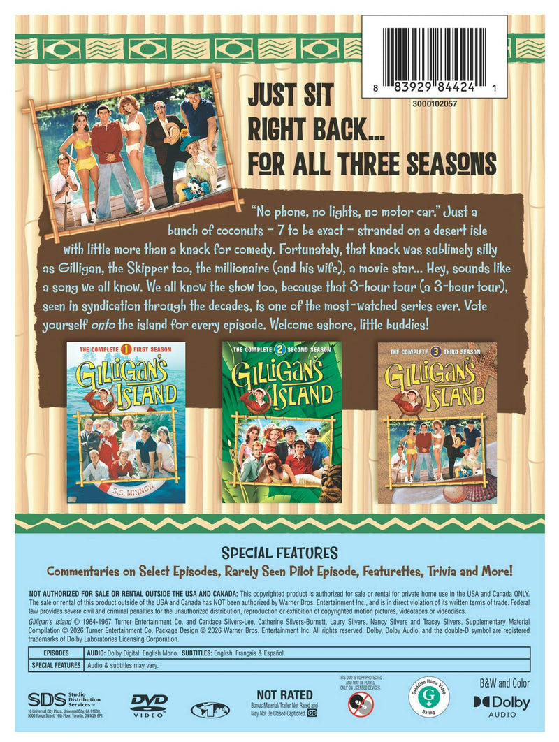 Gilligan's Island: The Complete Series Collection [DVD]