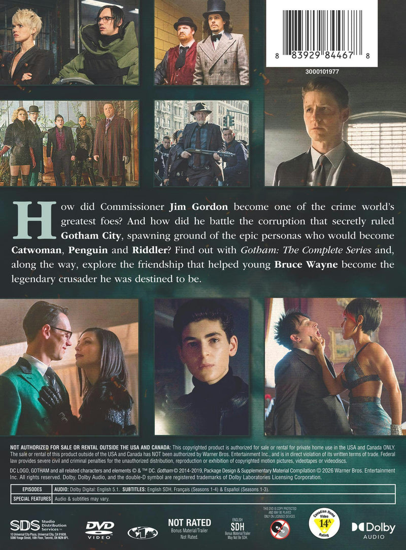 Gotham:The Complete Series [DVD]