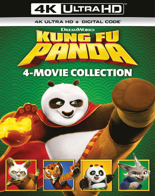 Kung Fu Panda 4-Movie Collection (4K Ultra HD + Digital) [UHD]