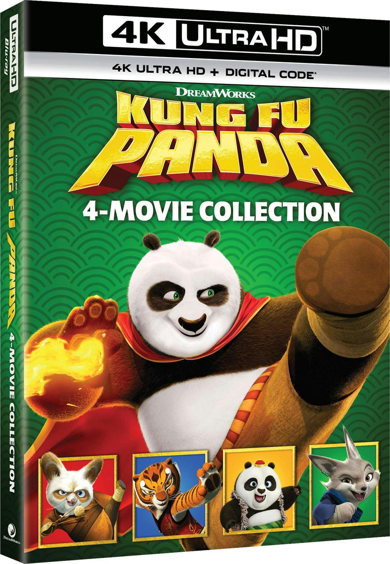 Kung Fu Panda 4-Movie Collection (4K Ultra HD + Digital) [UHD]