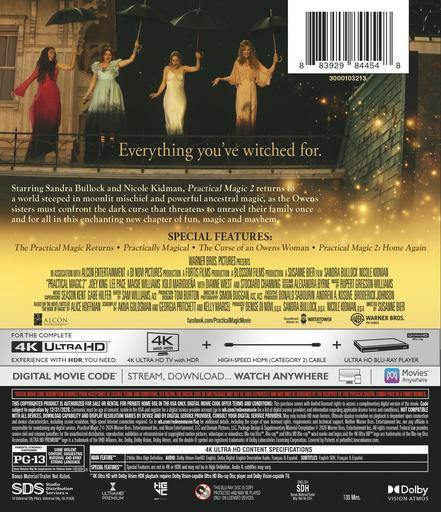 Practical Magic 2 (4K Ultra HD + Digital) [UHD]