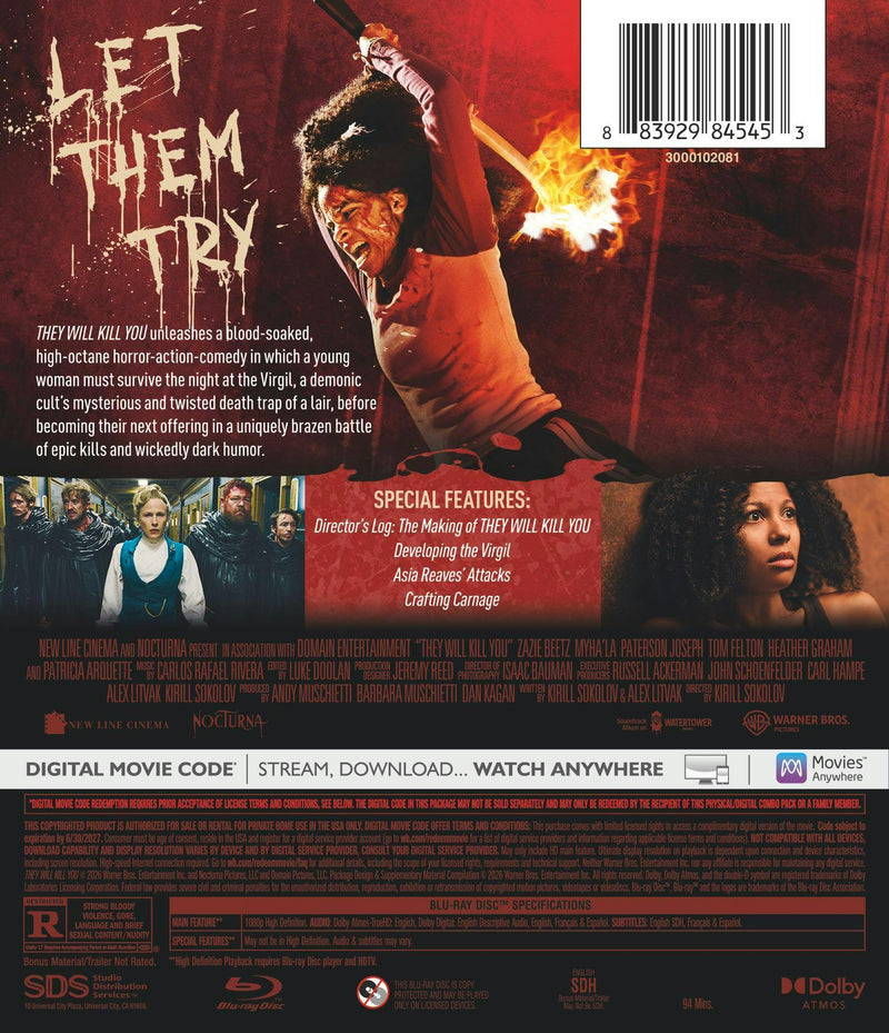 They Will Kill You (Blu-ray + Digital) [Blu-ray]