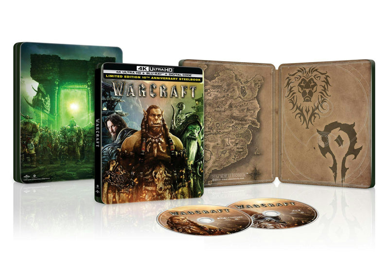 Warcraft - 10th Anniversary (Limited Edition 4K Ultra HD Steelbook + Blu-ray + Digital) [UHD]