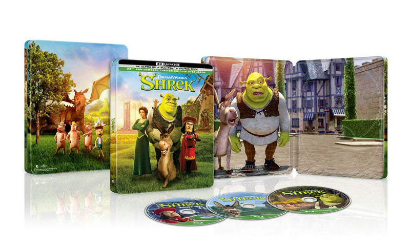 Shrek - 25th Anniversary Edition (Limited Edition 4K Ultra HD Steelbook + Blu-ray + Digital) [UHD]