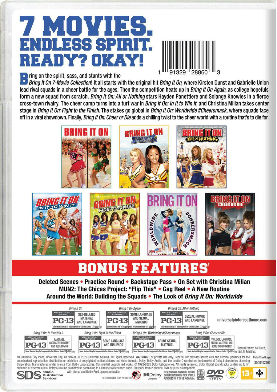 Bring It On 7-Movie Collection [DVD]