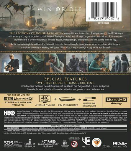 House of the Dragon: The Complete Third Season (4K Ultra HD) [UHD]