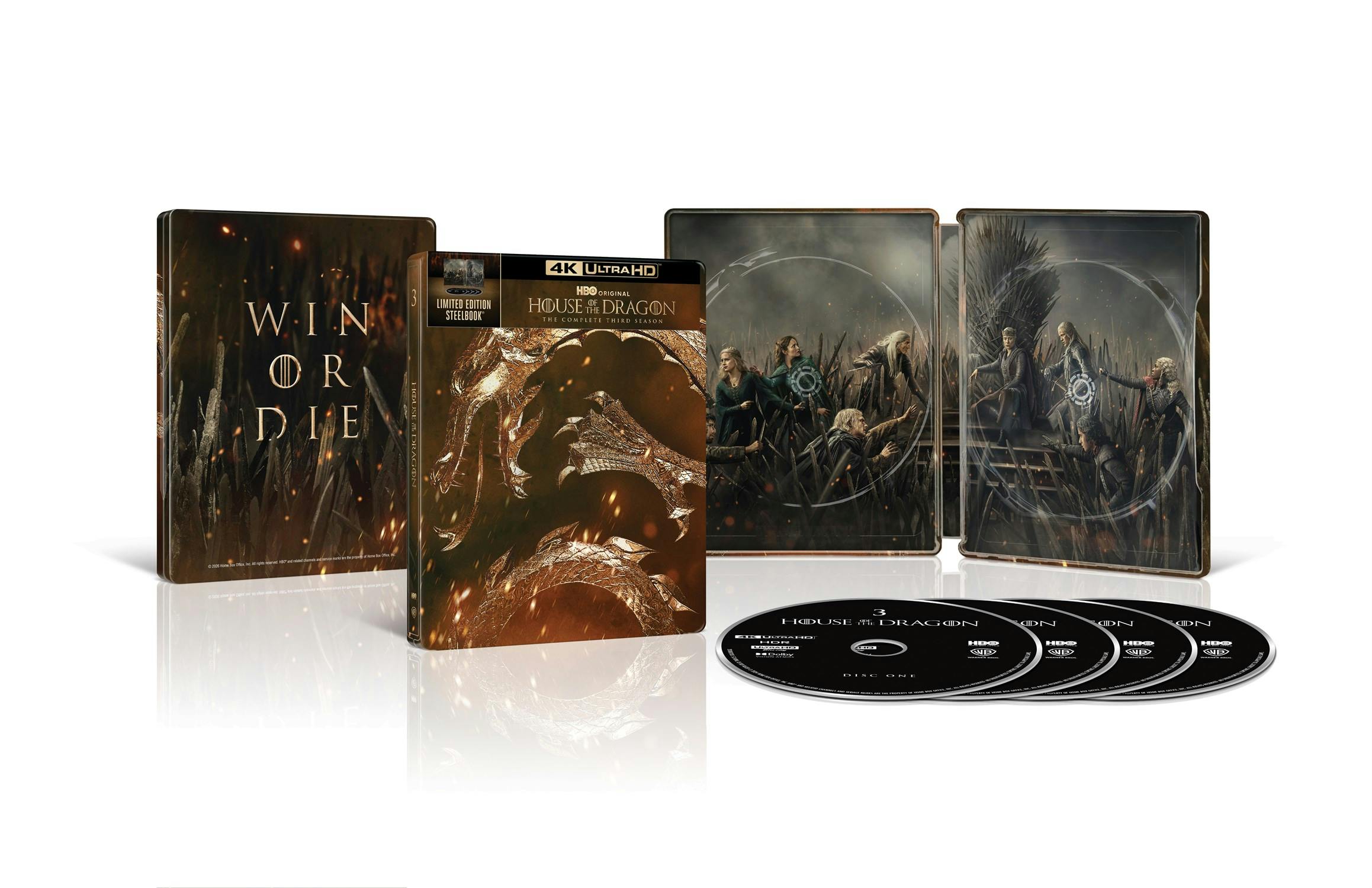 新品保管品 HOUSE OF FORGED★ULTRA HD-XX★ドラコン House of the Dragon: The Complete Third Season (Limited Edition 4K Ult
