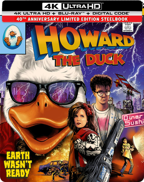 Howard the Duck - 40th Anniversary (Limited Edition 4K Ultra HD Steelbook + Blu-ray + Digital) [UHD]