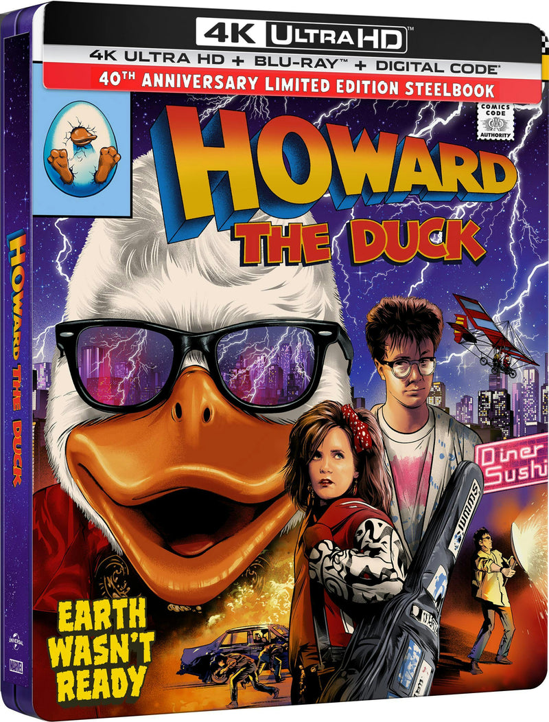 Howard the Duck - 40th Anniversary (Limited Edition 4K Ultra HD Steelbook + Blu-ray + Digital) [UHD]