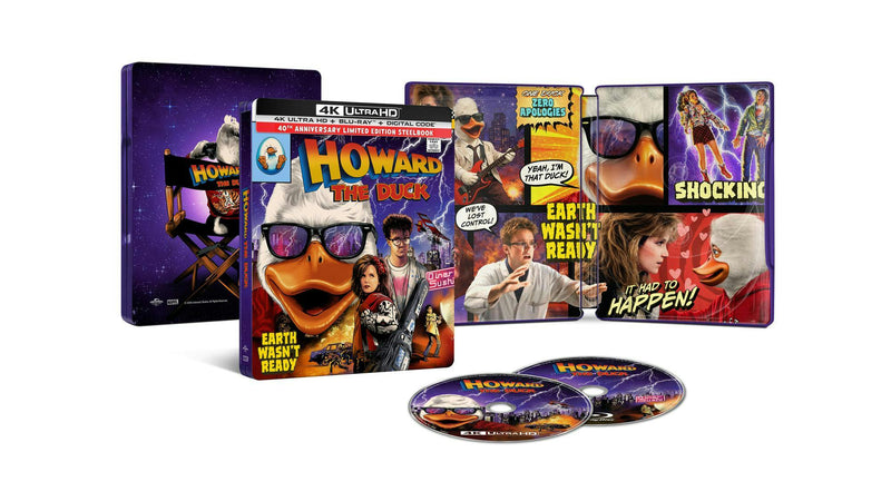 Howard the Duck - 40th Anniversary (Limited Edition 4K Ultra HD Steelbook + Blu-ray + Digital) [UHD]