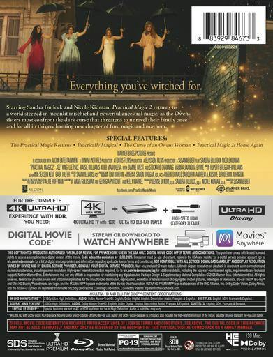 Practical Magic 2 (4K Ultra HD Steelbook + Blu-ray + Digital) [UHD]