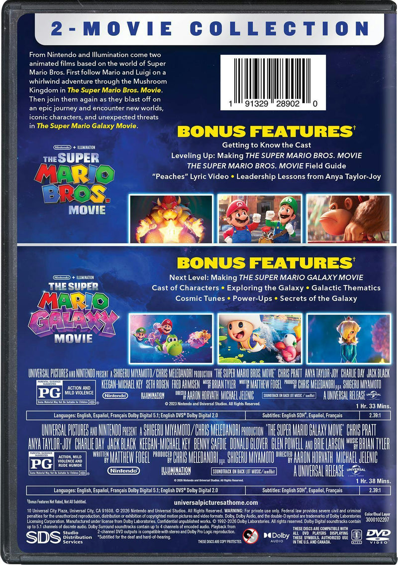 The Super Mario 2-Movie Collection [DVD]