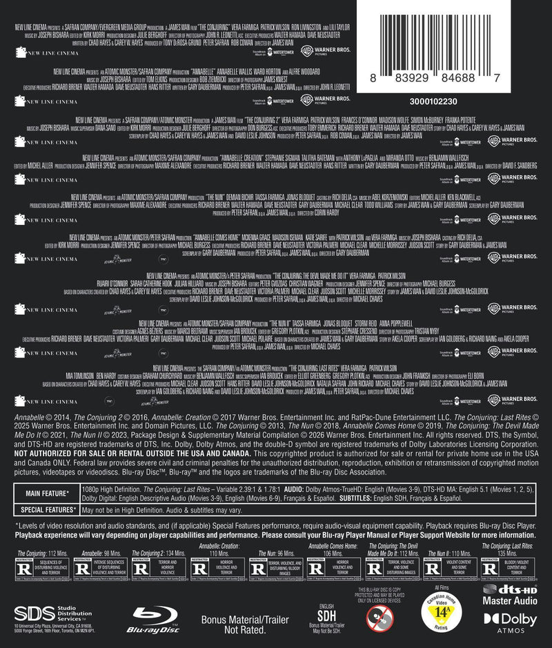 The Conjuring Universe 9-Film Collection (Blu-ray) [Blu-ray]