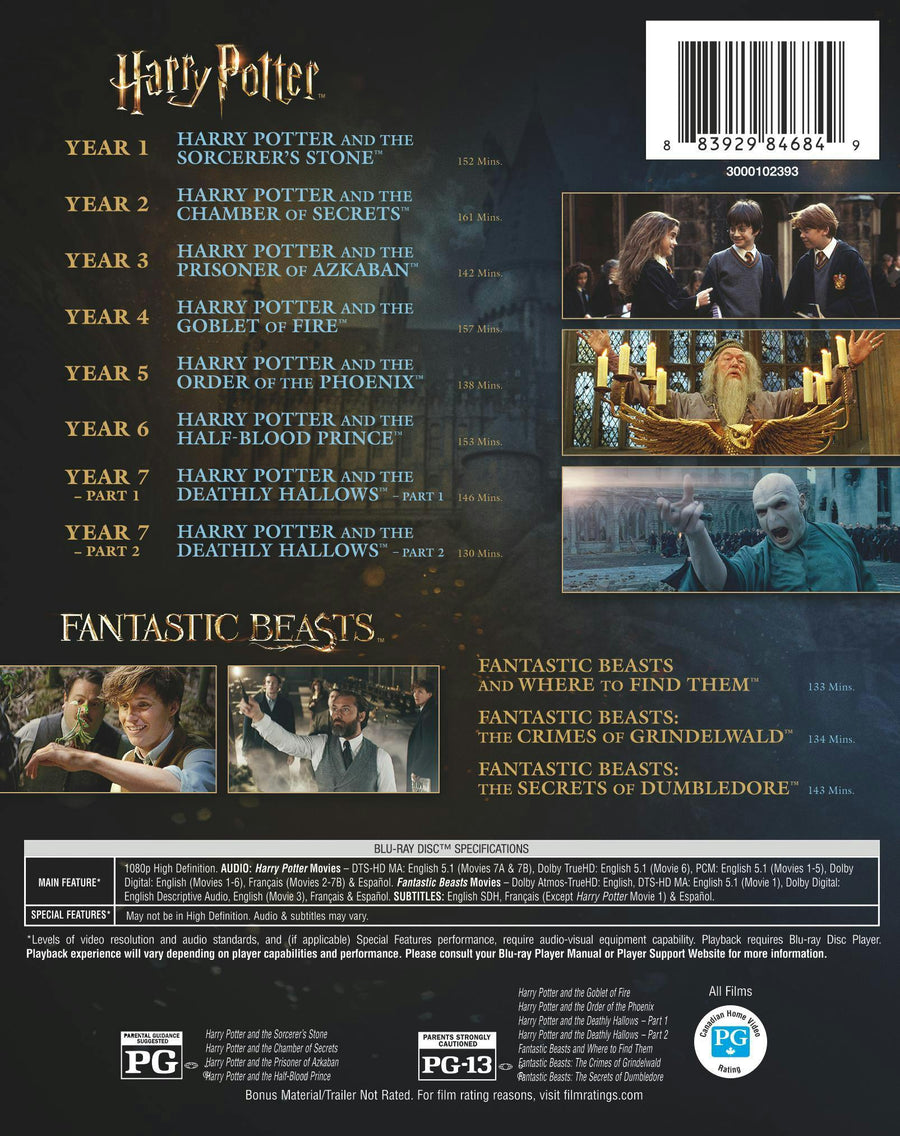 Wizarding World 11-Film Collection [Blu-ray]