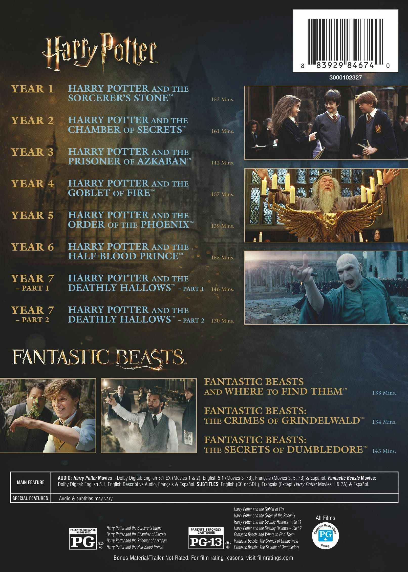 Wizarding World 11-Film Collection [DVD]