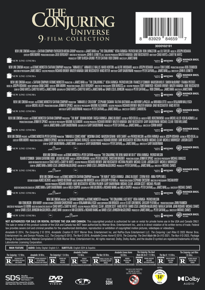 The Conjuring Universe 9-Film Collection [DVD]