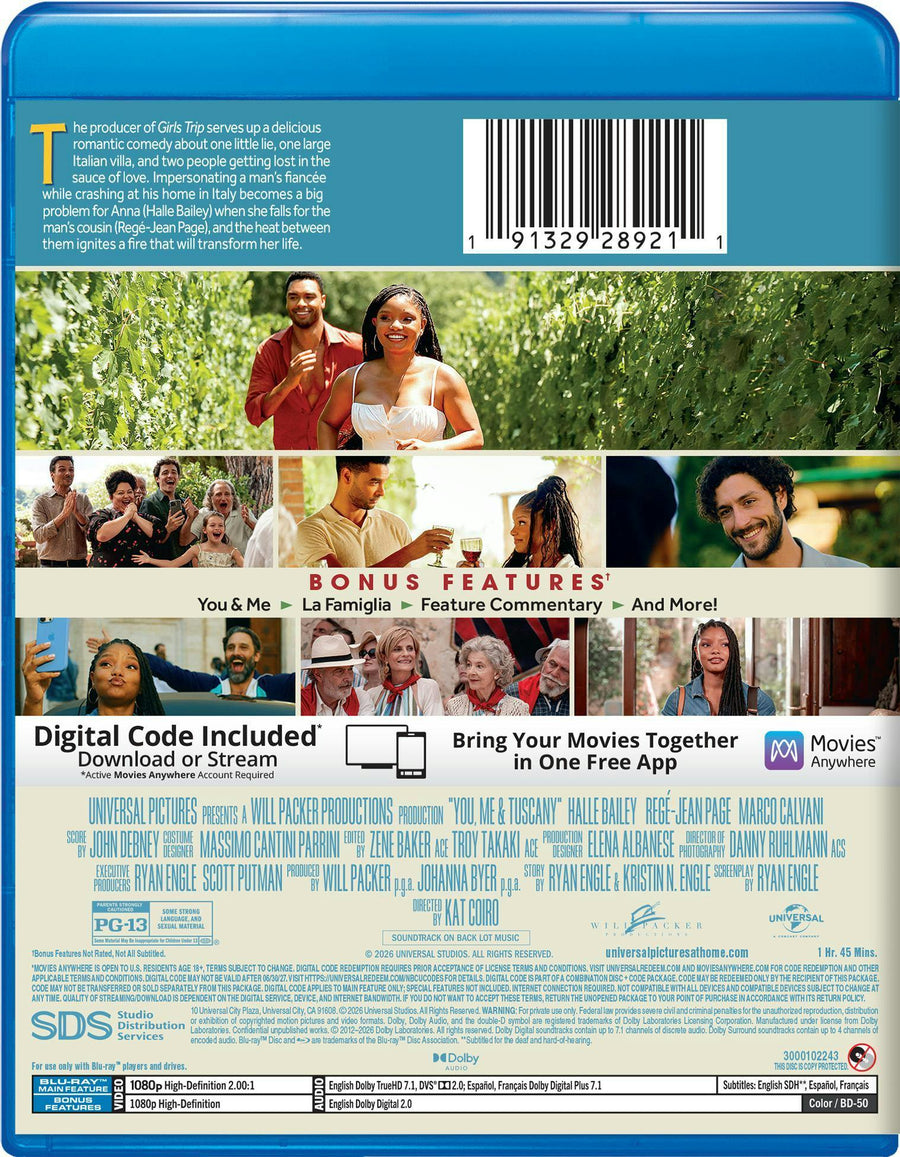 You, Me & Tuscany (Blu-ray + Digital) [Blu-ray]
