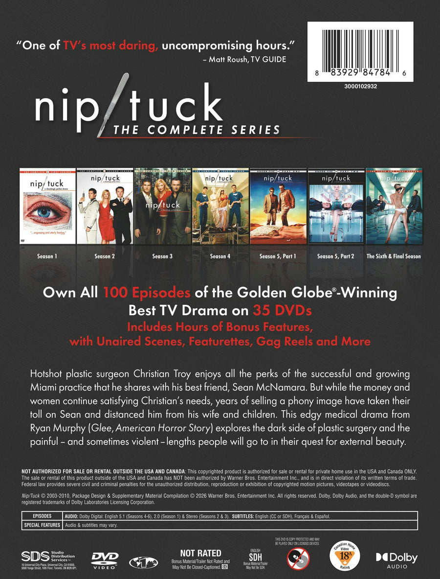 Nip/Tuck: The Complete Series [DVD]