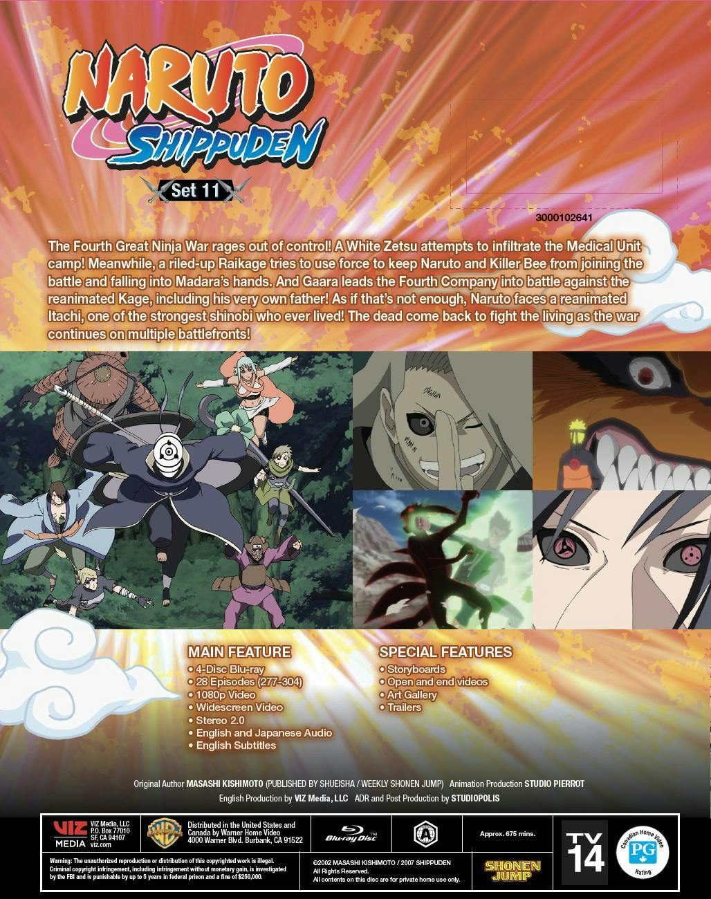 Naruto Shippuden Set 11 [Blu-ray] – GRUV Entertainment