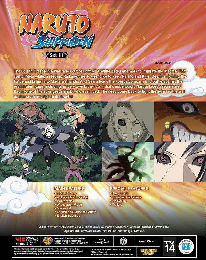 Naruto Shippuden Set 11 [Blu-ray]