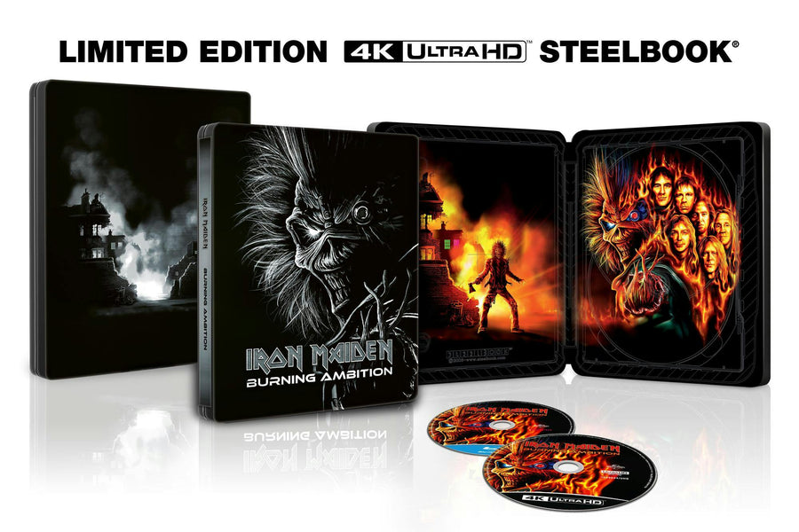 Iron Maiden: Burning Ambition  (Limited Edition 4K Ultra HD Steelbook + Blu-ray + Digital) [UHD]