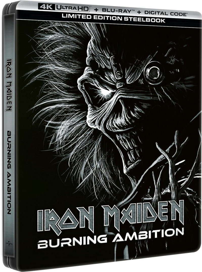 Iron Maiden: Burning Ambition  (Limited Edition 4K Ultra HD Steelbook + Blu-ray + Digital) [UHD]