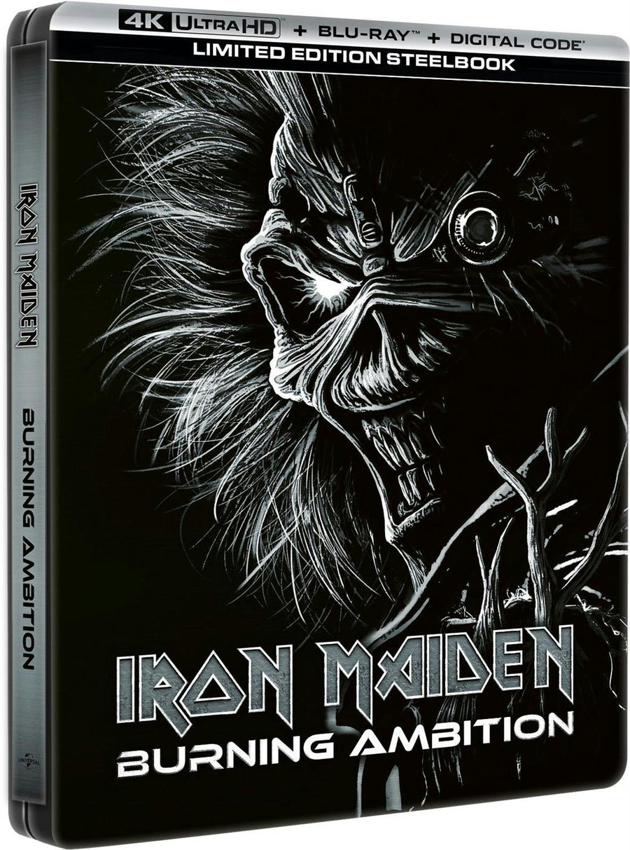 Iron Maiden: Burning Ambition  (Limited Edition 4K Ultra HD Steelbook + Blu-ray + Digital) [UHD]