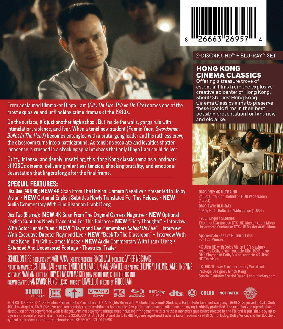 School on Fire (4K Ultra HD + Blu-ray) [UHD]