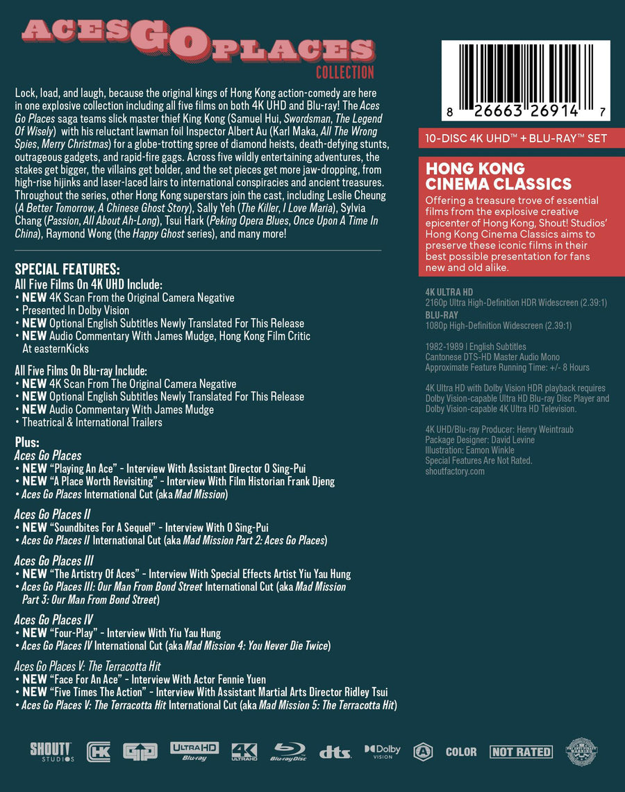 Aces Go Places Collection (4K Ultra HD + Blu-ray) [UHD]