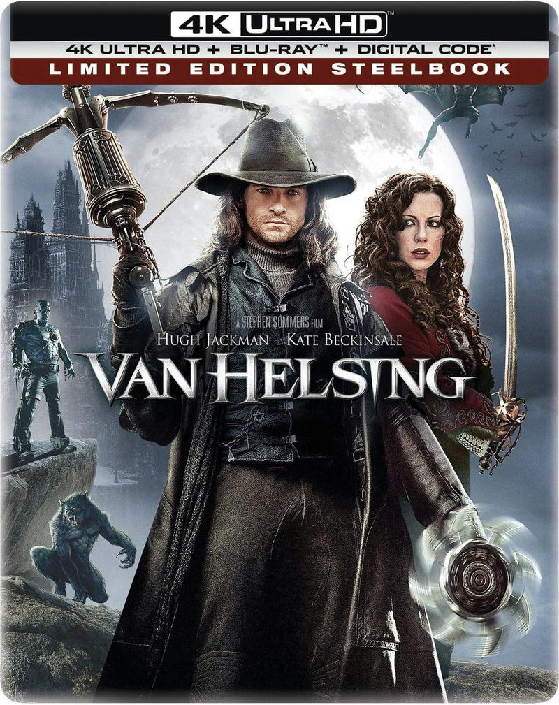 Van Helsing (Limited Edition 4K Ultra HD Steelbook + Blu-ray + Digital) [UHD]