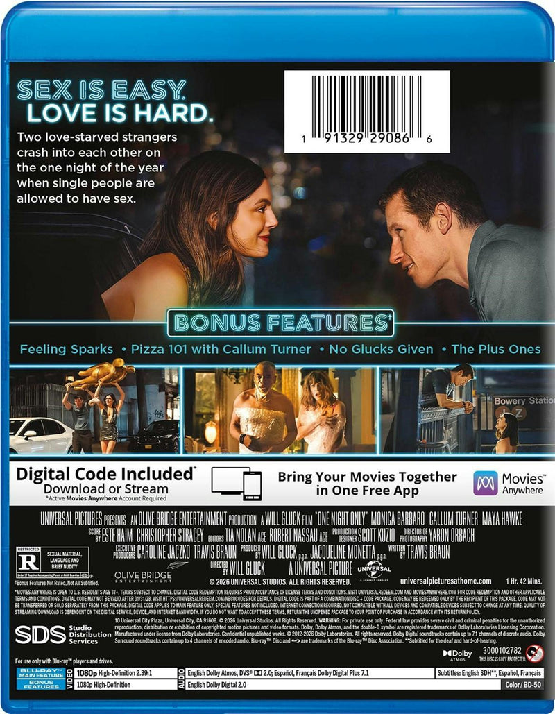 One Night Only: Collector's Edition (Blu-ray + Digital) [Blu-ray]