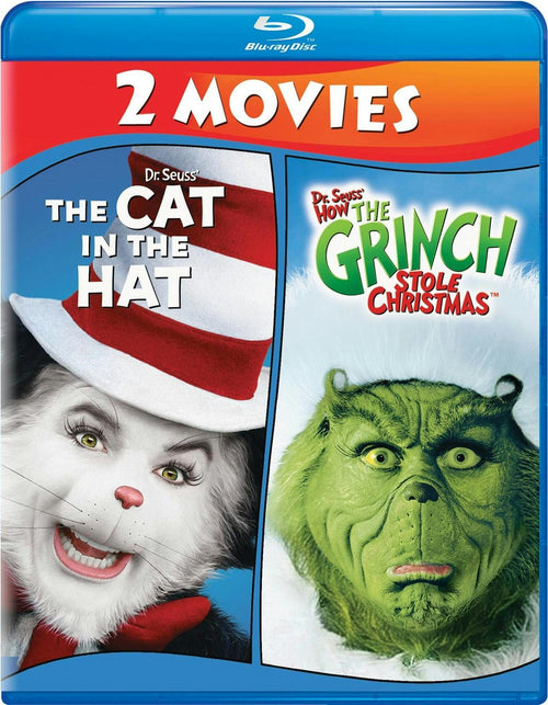 Dr. Seuss' The Cat in the Hat / Dr. Seuss' How the Grinch Stole Christmas 2-Movie Collection [Blu-ray]