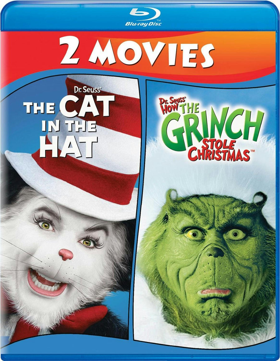 Dr. Seuss' The Cat in the Hat / Dr. Seuss' How the Grinch Stole Christmas 2-Movie Collection [Blu-ray]