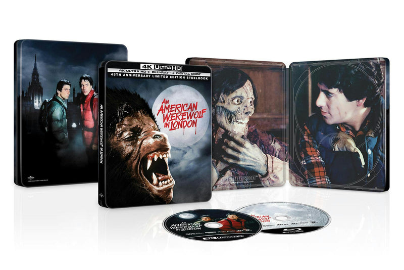 An American Werewolf in London: 45th Anniversary Edition (Limited Edition 4K Ultra HD Steelbook + Blu-ray + Digital) [UHD]