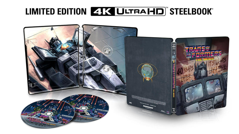 The Transformers: The Movie 40th Anniversary Edition (Limited Edition 4K Ultra HD Steelbook + Blu-ray) [UHD]