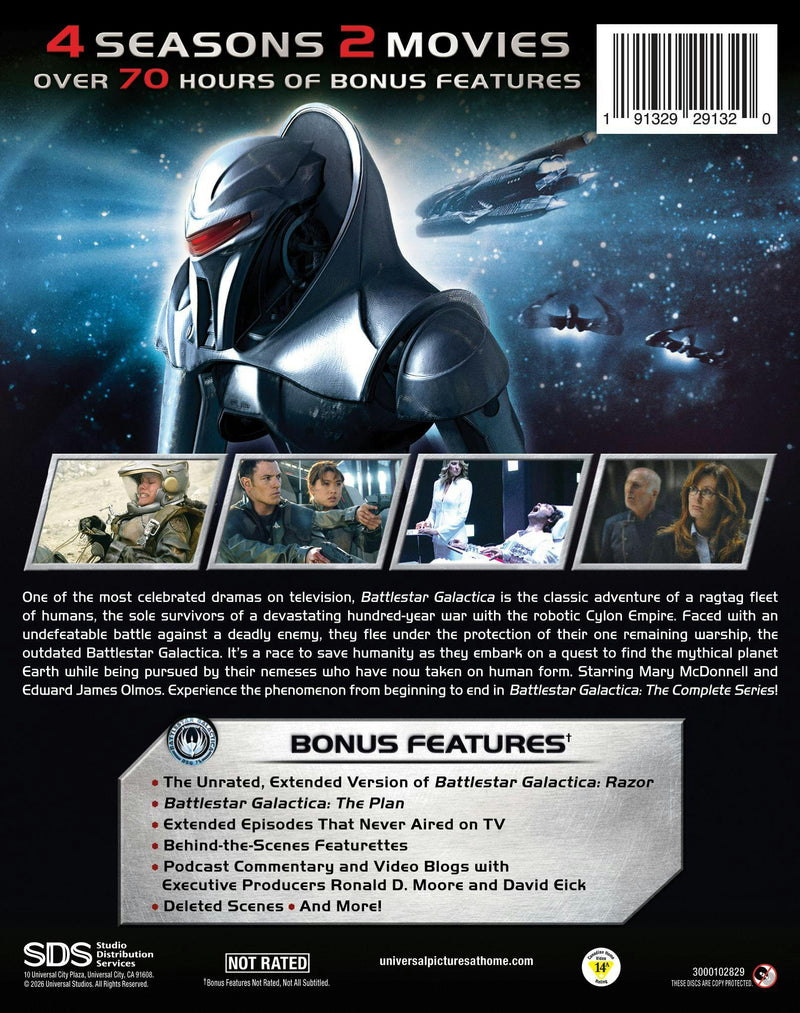 Battlestar Galactica: The Complete Series (Repackaged Collection ) [Blu-ray]