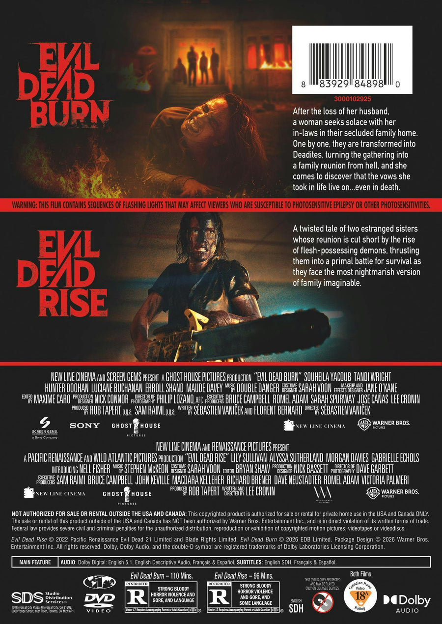 Evil Dead 2 Film Collection [DVD]