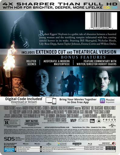 Nosferatu - Steelbook (Limited Edition 4K Steelbook + Blu-ray + Digital) [UHD]