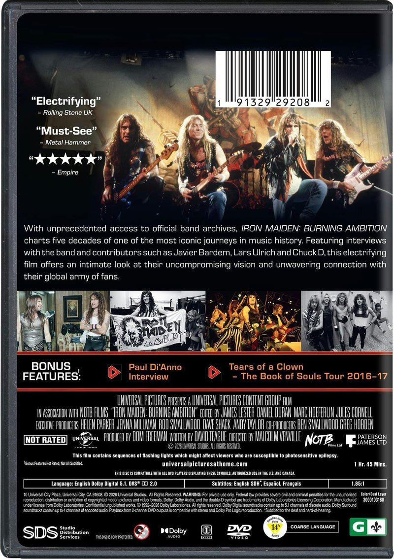 Iron Maiden: Burning Ambition  [DVD]