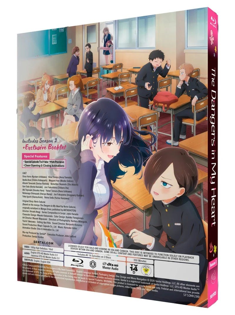 The Dangers in My Heart Season 2 (Limited Edition Blu-ray Steelbook) [Blu-ray]