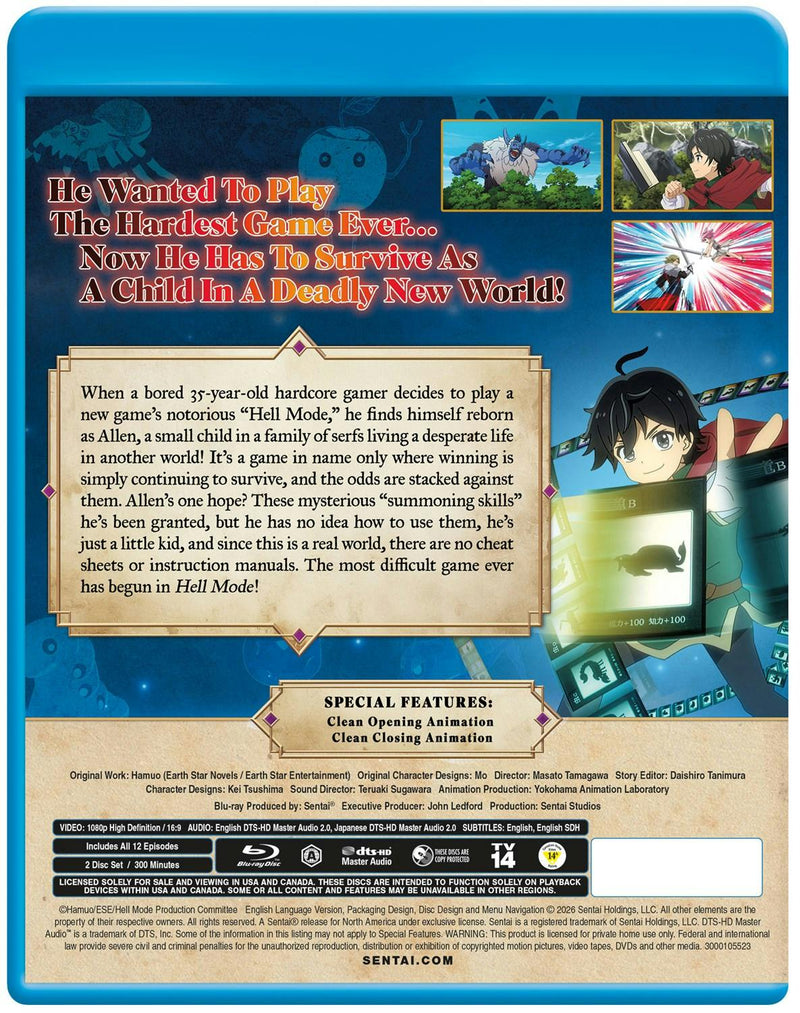 HELL MODE: The Hardcore Gamer Dominates in Another World with Garbage Balancing Season 1 Collection [Blu-ray]