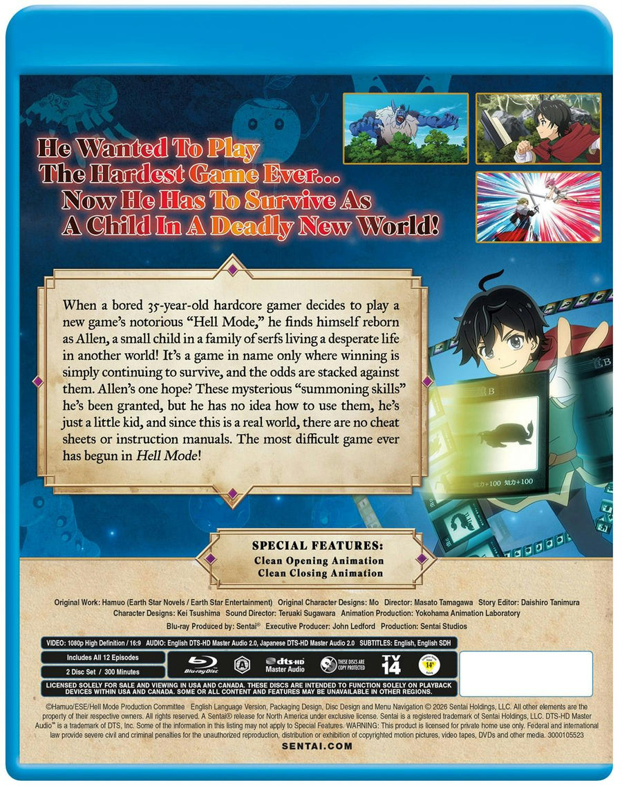 HELL MODE: The Hardcore Gamer Dominates in Another World with Garbage Balancing Season 1 Collection [Blu-ray]