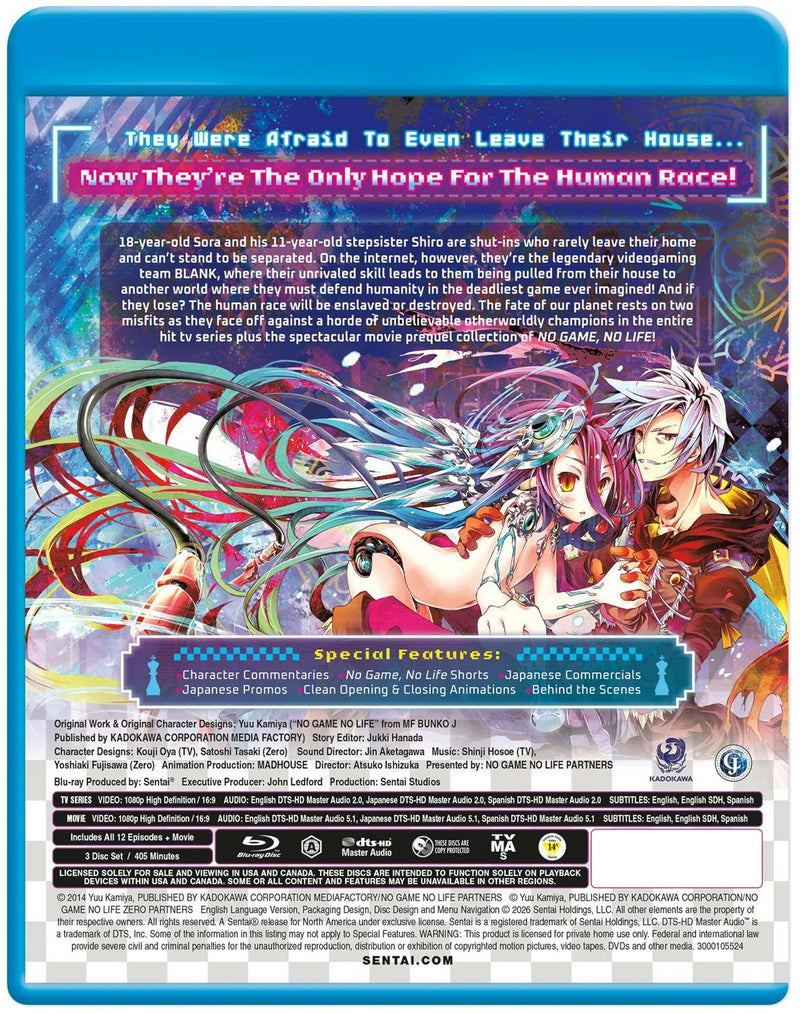 No Game, No Life (TV + Movie) Collection [Blu-ray]
