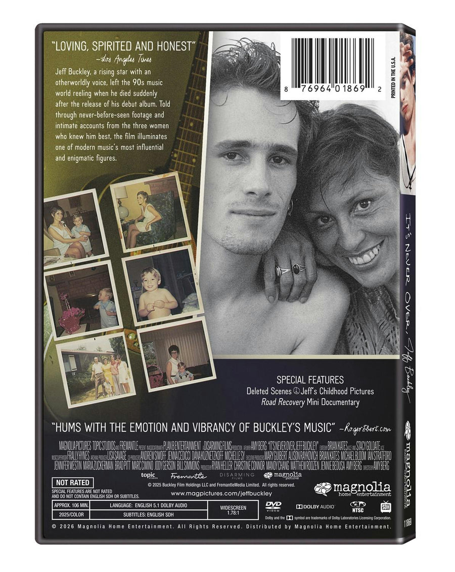 It's Never Over, Jeff Buckley [DVD]
