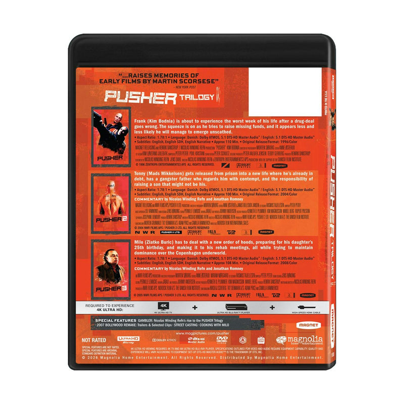 The Pusher Trilogy (4K Ultra HD + DVD Bonus) [UHD]
