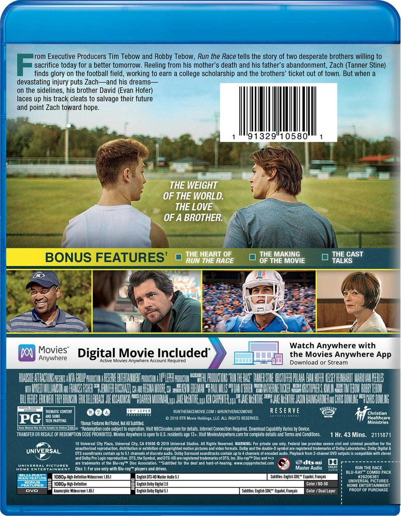 Run the Race (Blu-ray + DVD) [Blu-ray]