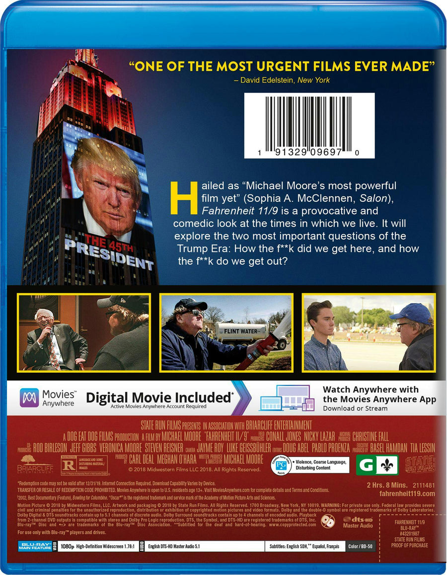 Fahrenheit 11/9 [Blu-ray]