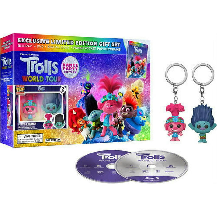 Trolls 2: World Tour (with FUNKO Pop Keychains) [Blu-ray]
