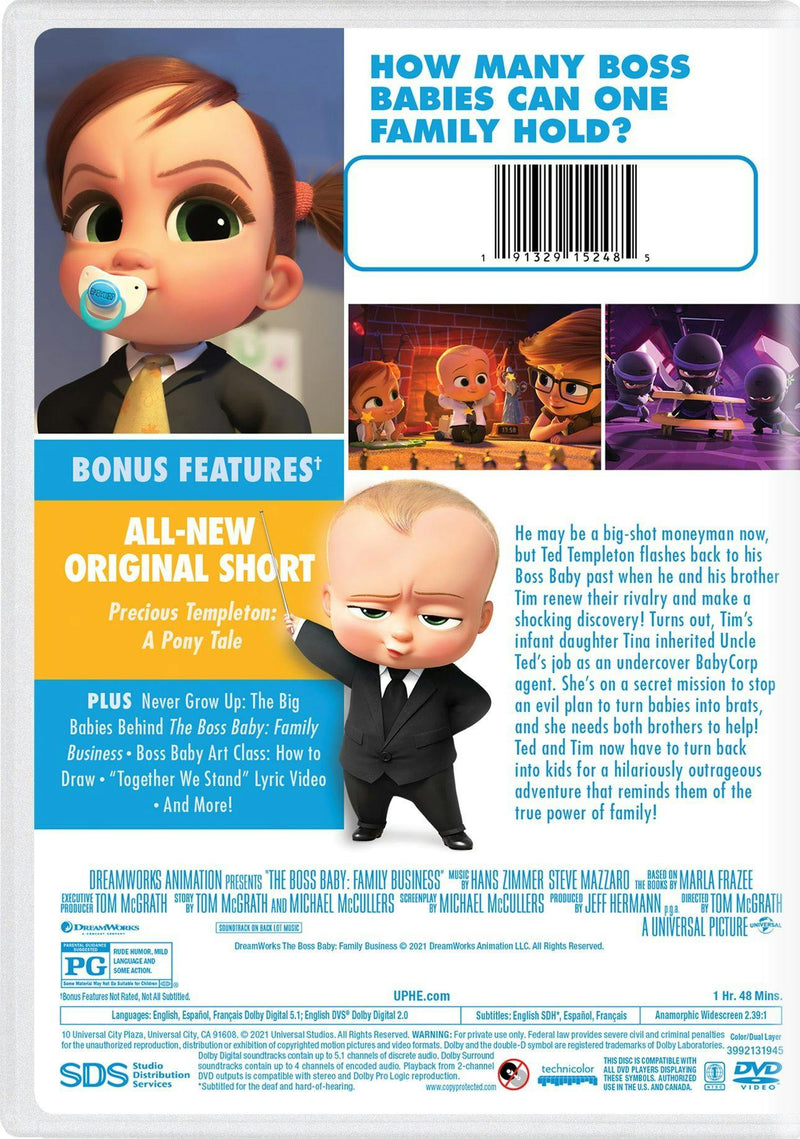 The Boss Baby: Family Business (DVD) [DVD]
