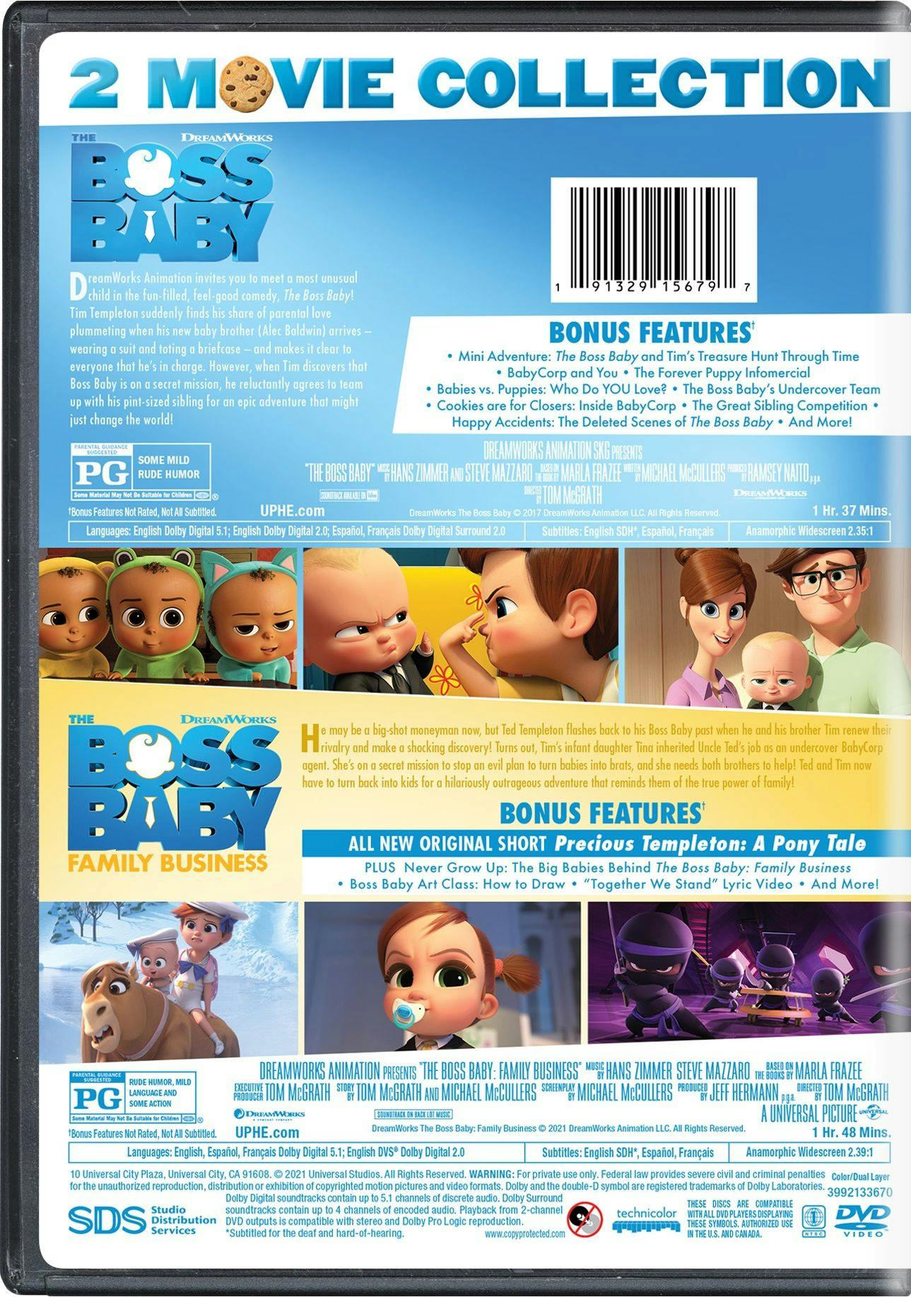 The Boss Baby: 2-movie Collection (DVD Double Feature) [DVD